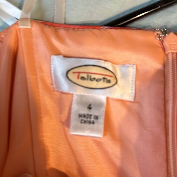 Talbots strapless dress size 4 w/matching clutch - Picture 2 of 4